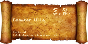 Beamter Ulla névjegykártya